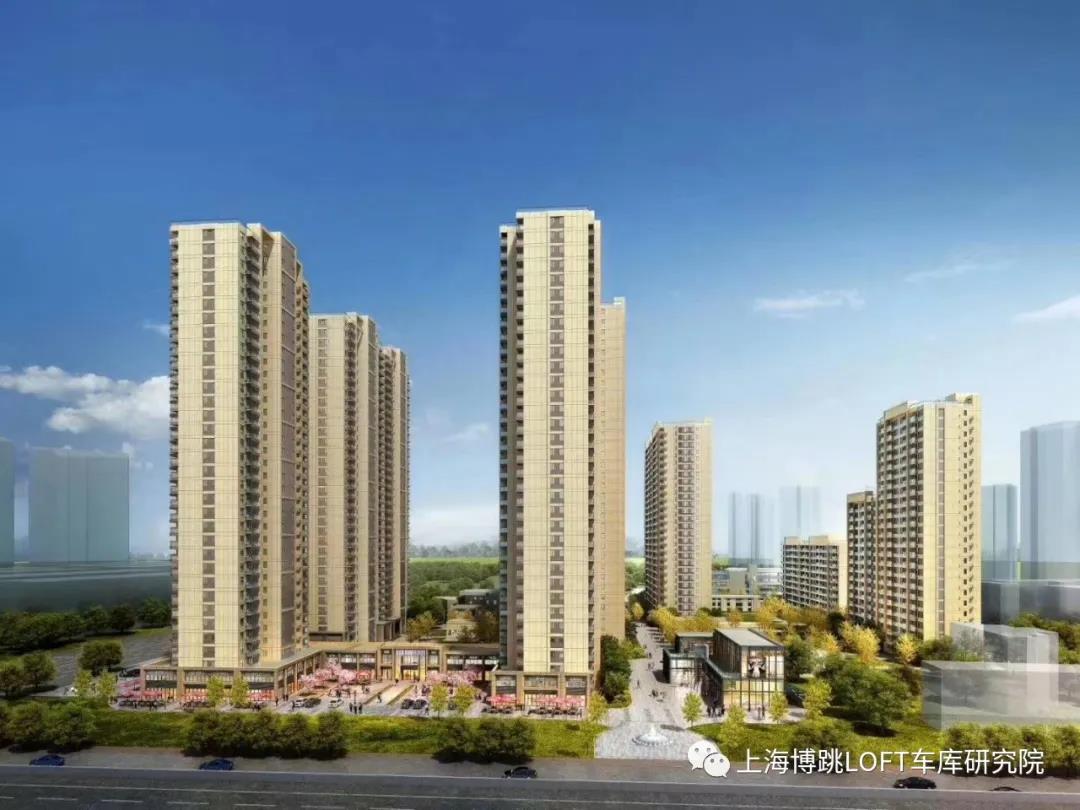 咸阳采用了LOFT车库武汉当代集团春风十里项目现已结构封顶！